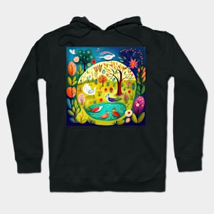 Seasons of Folk Art 01 Hoodie